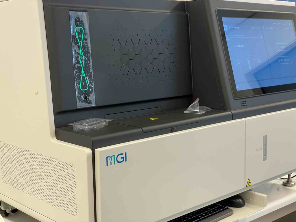 MGI sequencing platform at KeyGene's headquarter in Wageningen, the Netherlands